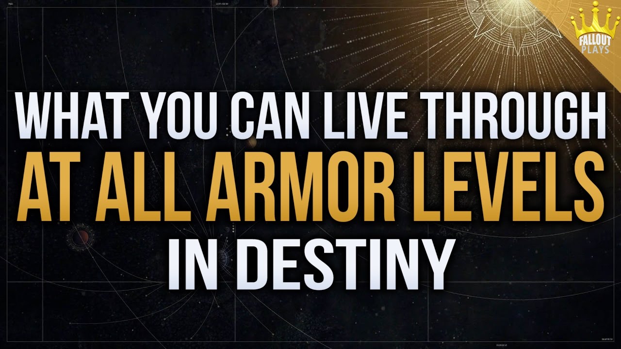 What You Can Live Through At All Armor Levels in Destiny