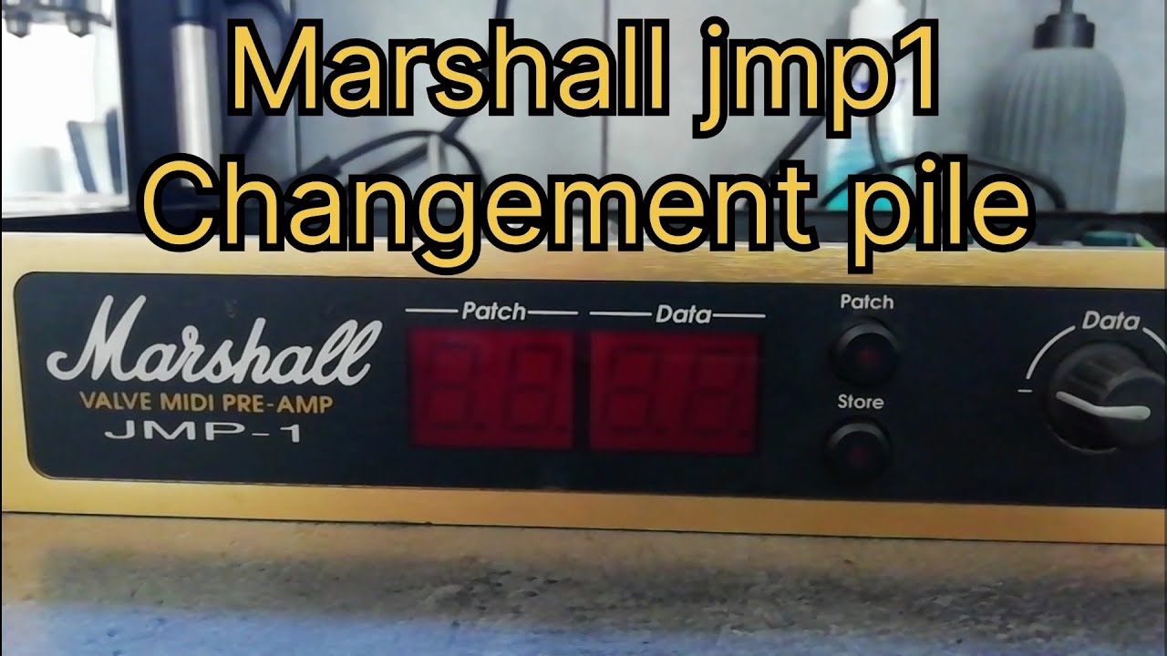 marshall jmp1 changement pile