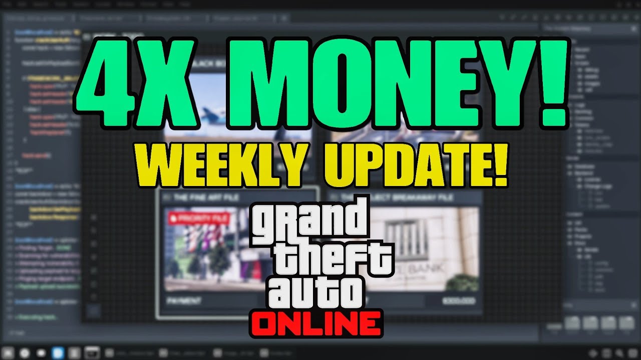 Очередное крутое еженедельное обновление GTA Online! 4Х ДЕНЕГ!