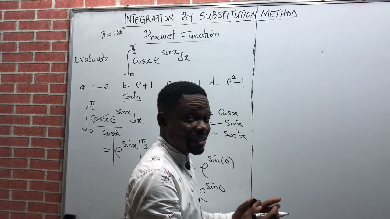 Integration by substitution | Product Function