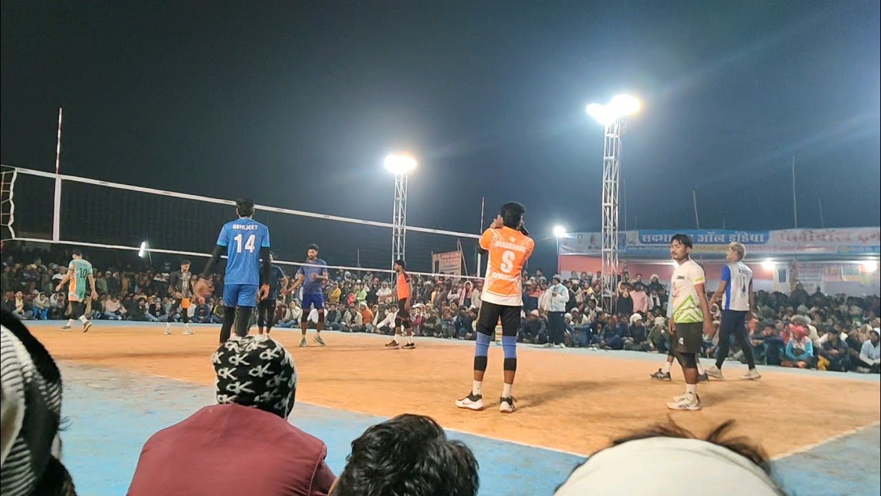 Semifinal.2🚨DLW Varanasi🆚Bihar🚨Jagdishpur katihar All india Volleyball