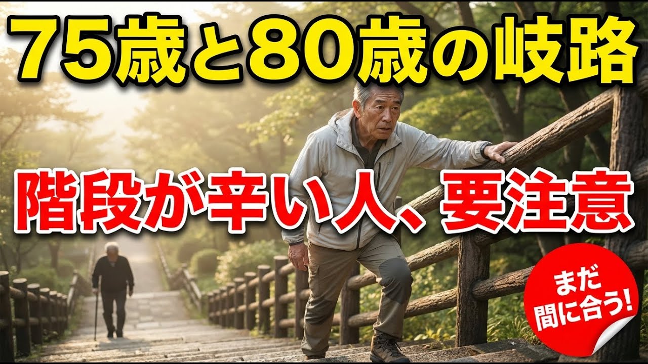75～80歳が“歩けなくなる人”と“歩き続ける人”の決定的な差！今すぐ変えるべき4習慣