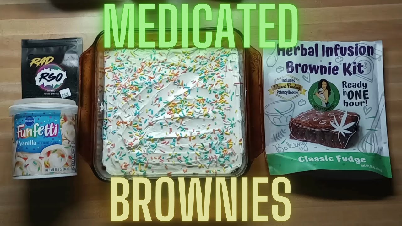 Homemade Medicated Brownies