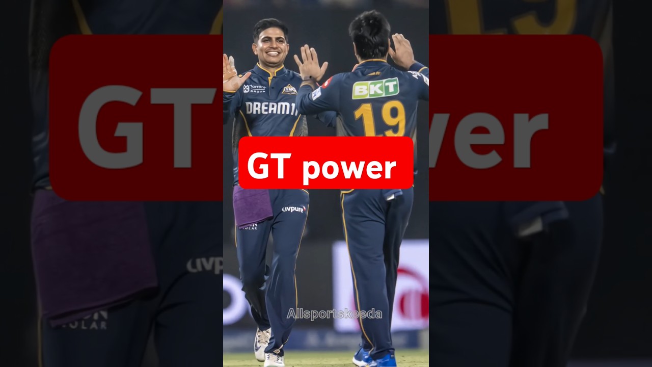GUJARAT TITANS POWER IPL 2025 #cricket #shorts #viralvideo #shortvideo #gujrattitans #youtubeshorts