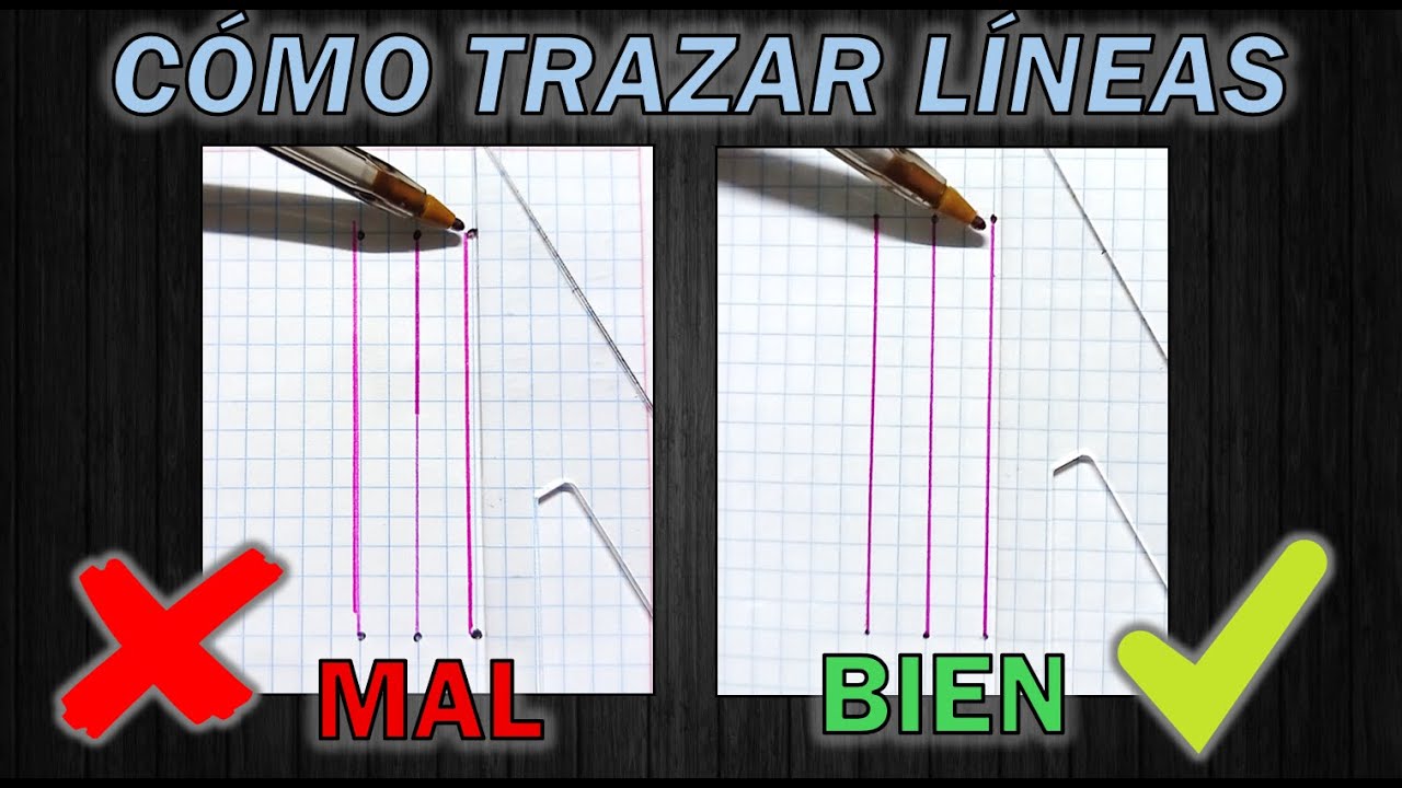 Aprende a trazar correctamente 