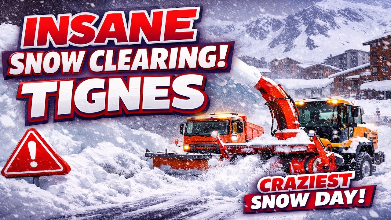 The Snowiest Day of the Winter! | Tignes