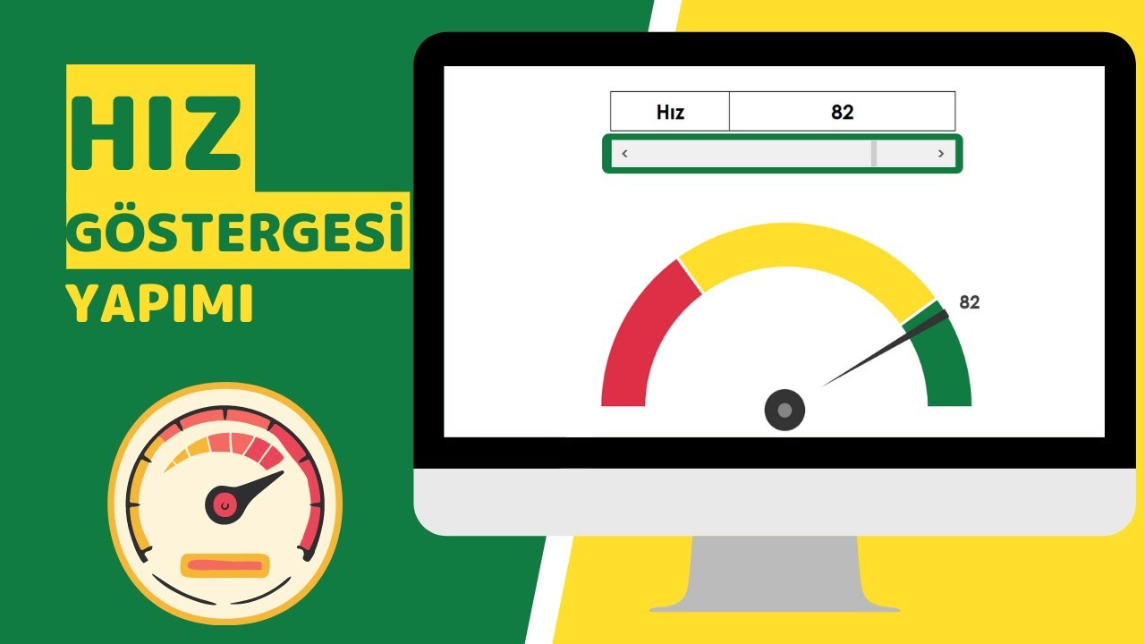 EXCELDE HIZ GÖSTERGESİ GRAFİĞİ YAPIMI - [PASTA - HALKA GRAFİK]