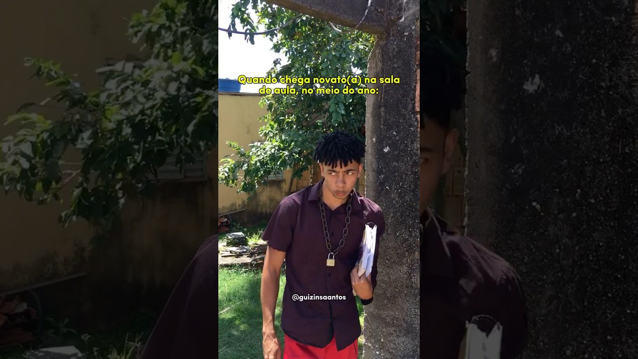 O novato da sala 😂 #humor #escola #shorts #videosengracados #alunos #comedia