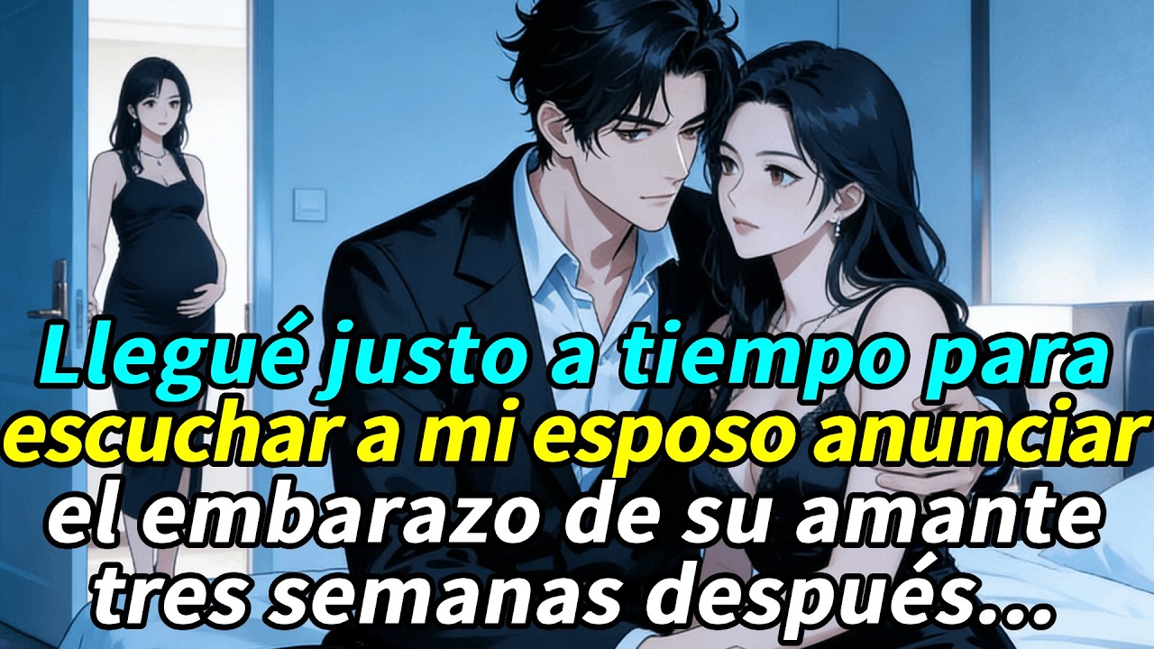 Llegué justo a tiempo para escuchar a mi esposo anunciar el embarazo de su amante, tres semanas...