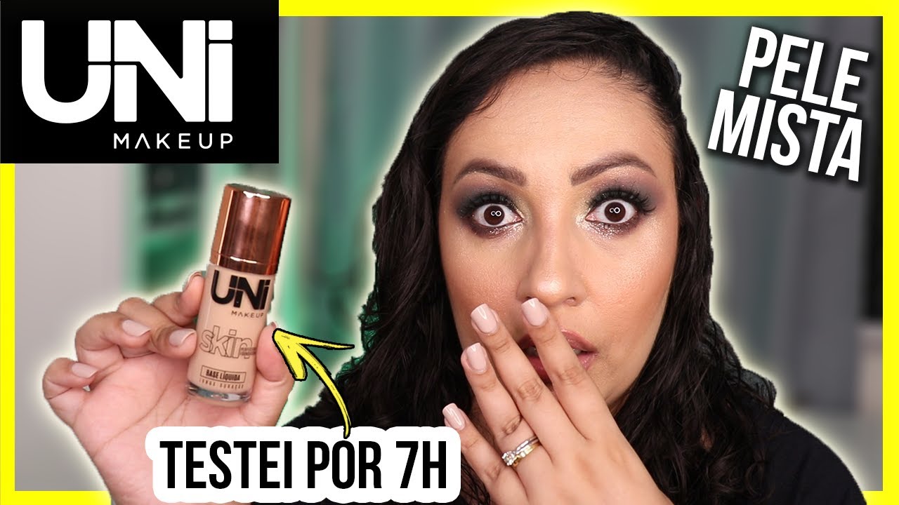 Resenha da Nova BASE da UNI MAKEUP Skin Perfection Foundation | Pele Mista!