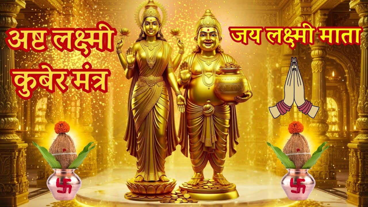 अष्ट लक्ष्मी कुबेर महामंत्र | Powerful AshtaLakshmi Kuber Mantra | धन, वैभव, समृद्धी प्राप्ति मंत्र