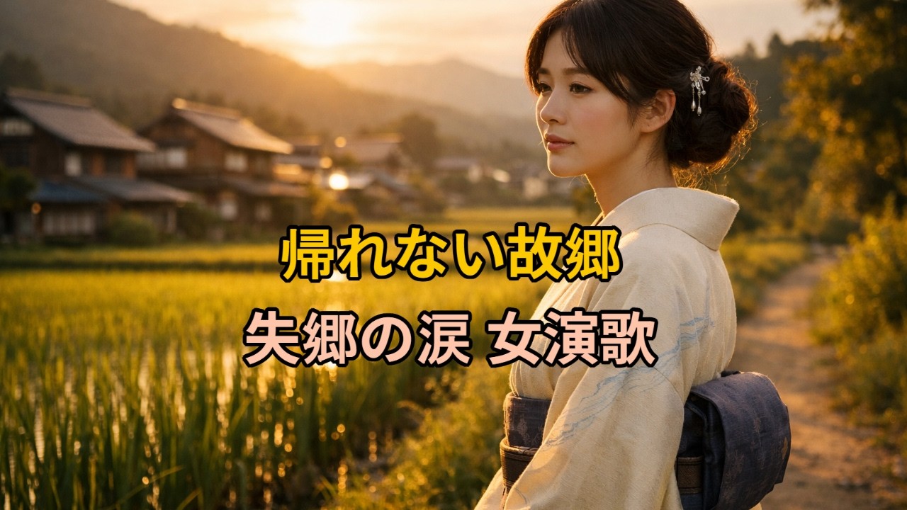 帰れない故郷を胸に抱いて｜失郷の涙を綴る女演歌