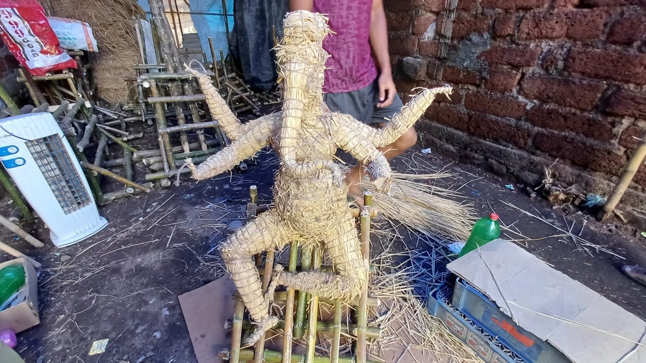 new technique Ganesh structure making 2023 Ganesh Murti kemiti bandha hua