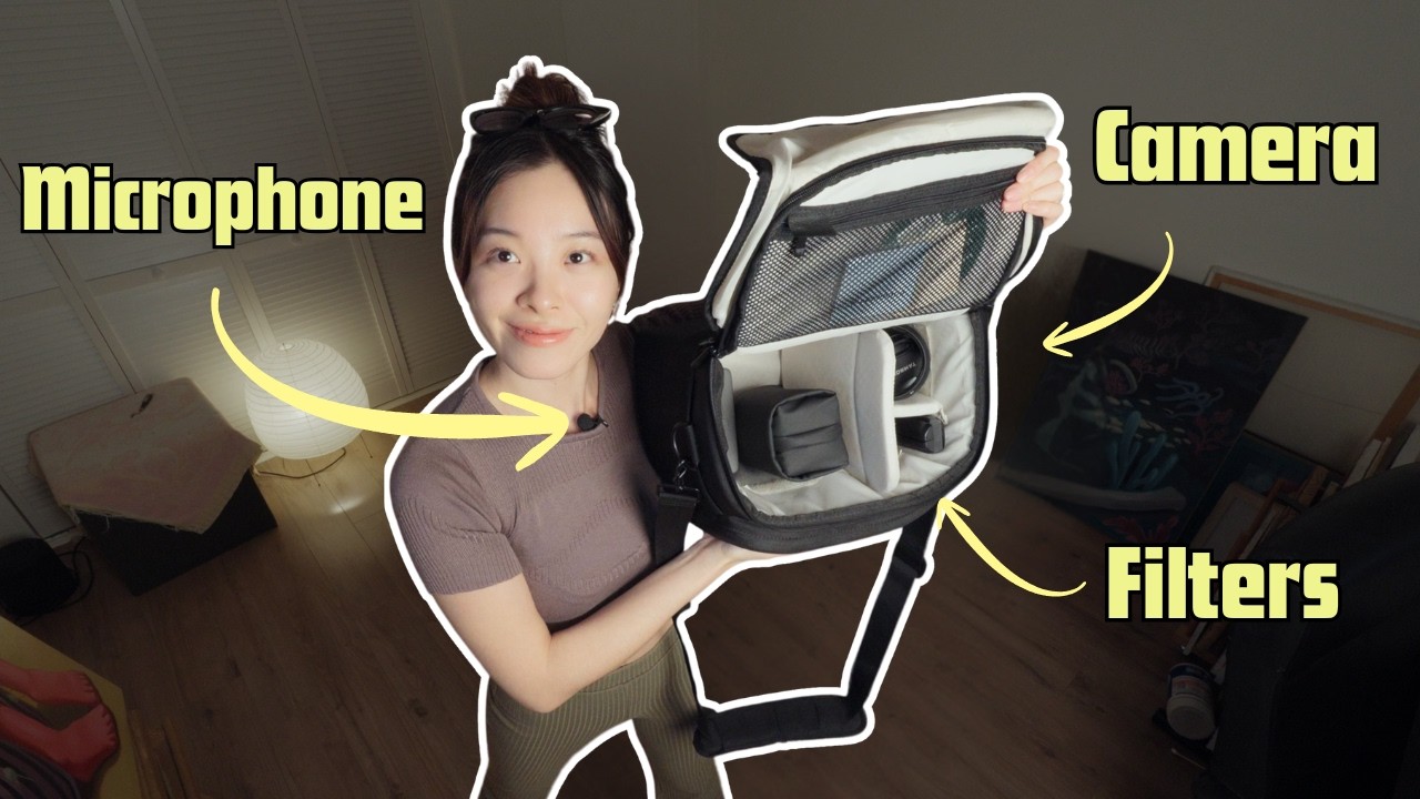My entire Youtube Setup in ONE Bag (vlogger friendly)