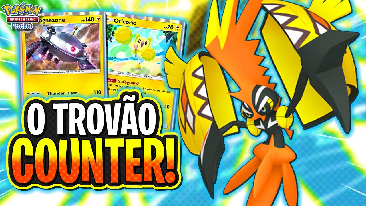 MAGNEZONE ORICORIO E TAPU KOKO FORMA UM BAITA DECK! | POKÉMON TCG POCKET | GAMEPLAY