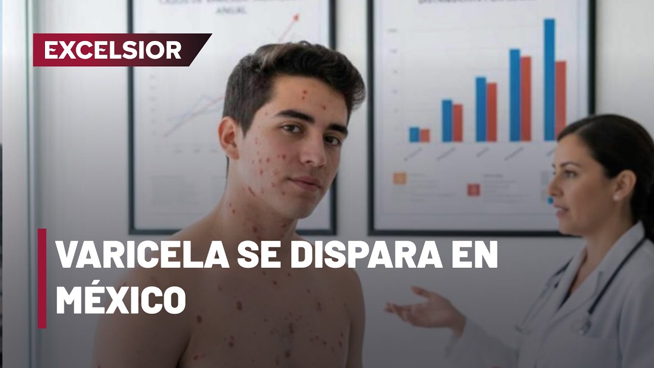 México registra 4,897 casos de varicela en cinco semanas y supera cifras de 2025