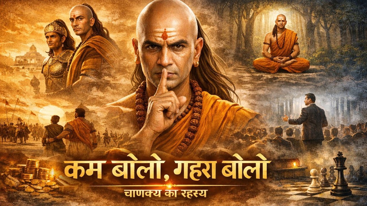 कम बोलो, गहरा सोचो | चाणक्य का जीवन बदलने वाला ज्ञान