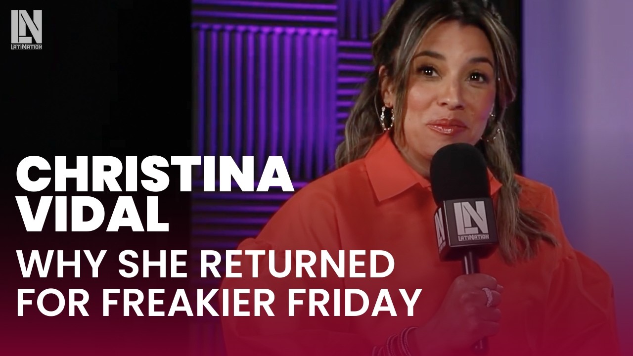 Cristina Vidal Shares Secrets From Freakier Friday | LatiNation Exclusive