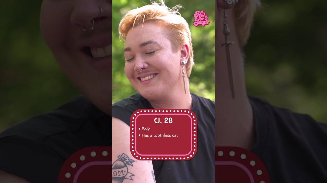 Meet CJ. They&rsquo;re a poly double scorpio looking for someone to be a parent to their toothless cat.