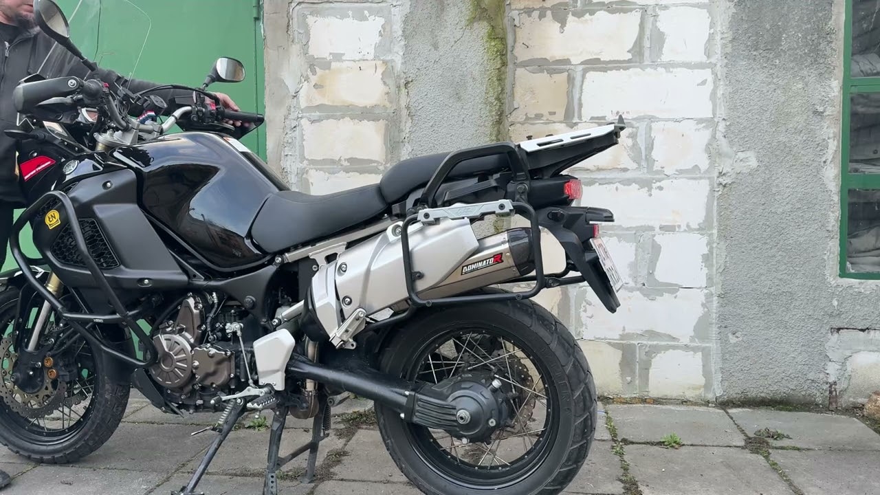 Yamaha XTZ 1200 Super Tenere Dominator hp1 exhaust | stock vs Dominator