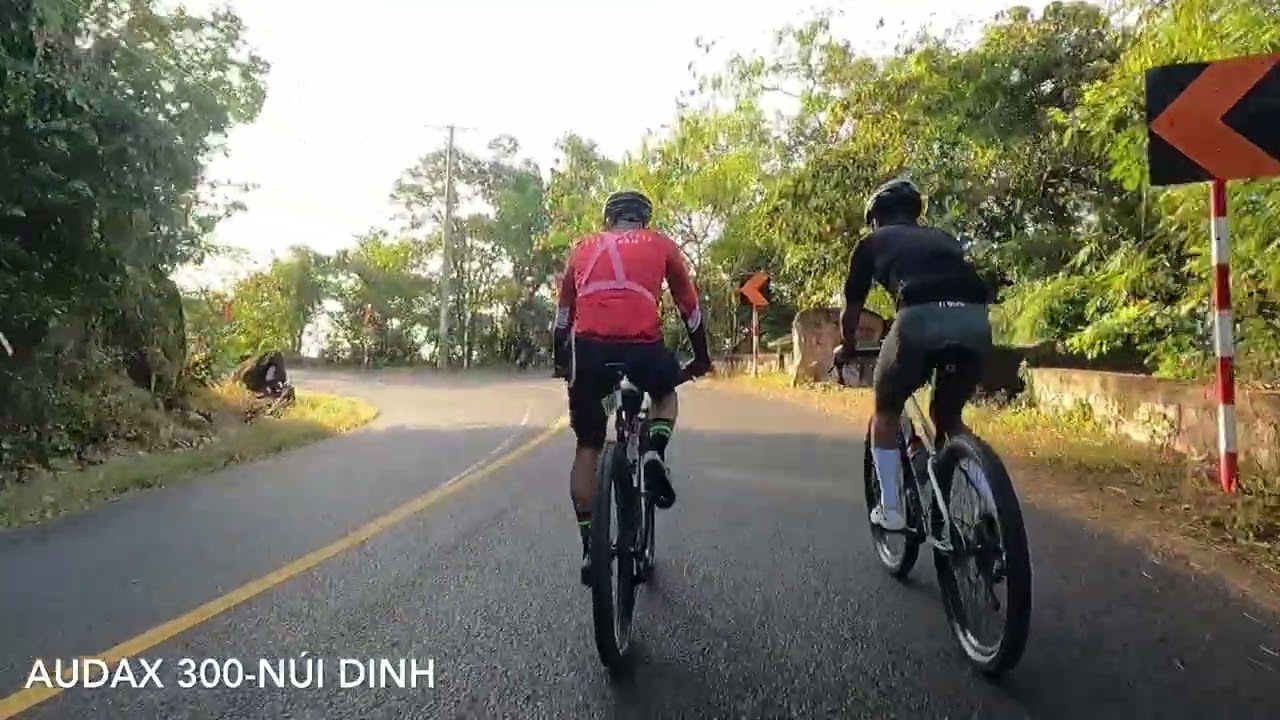 Đoạn leo núi Dinh trong hành trình sự kiện Audax 300-Núi Dinh (27/12/2025)