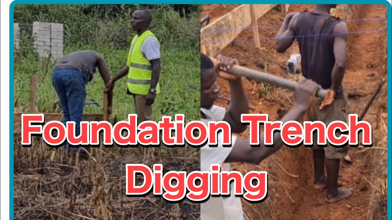 The Silas Project-Trench Digging || Building A House In Ghana || Episode 11