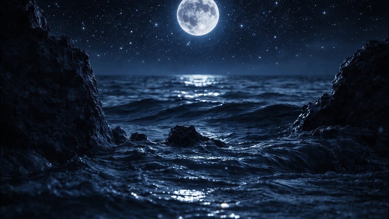 8 Hours of Peaceful Ocean Sounds For Deep Sleep, Insomnia Relief, Stress & Anxiety Reduction 