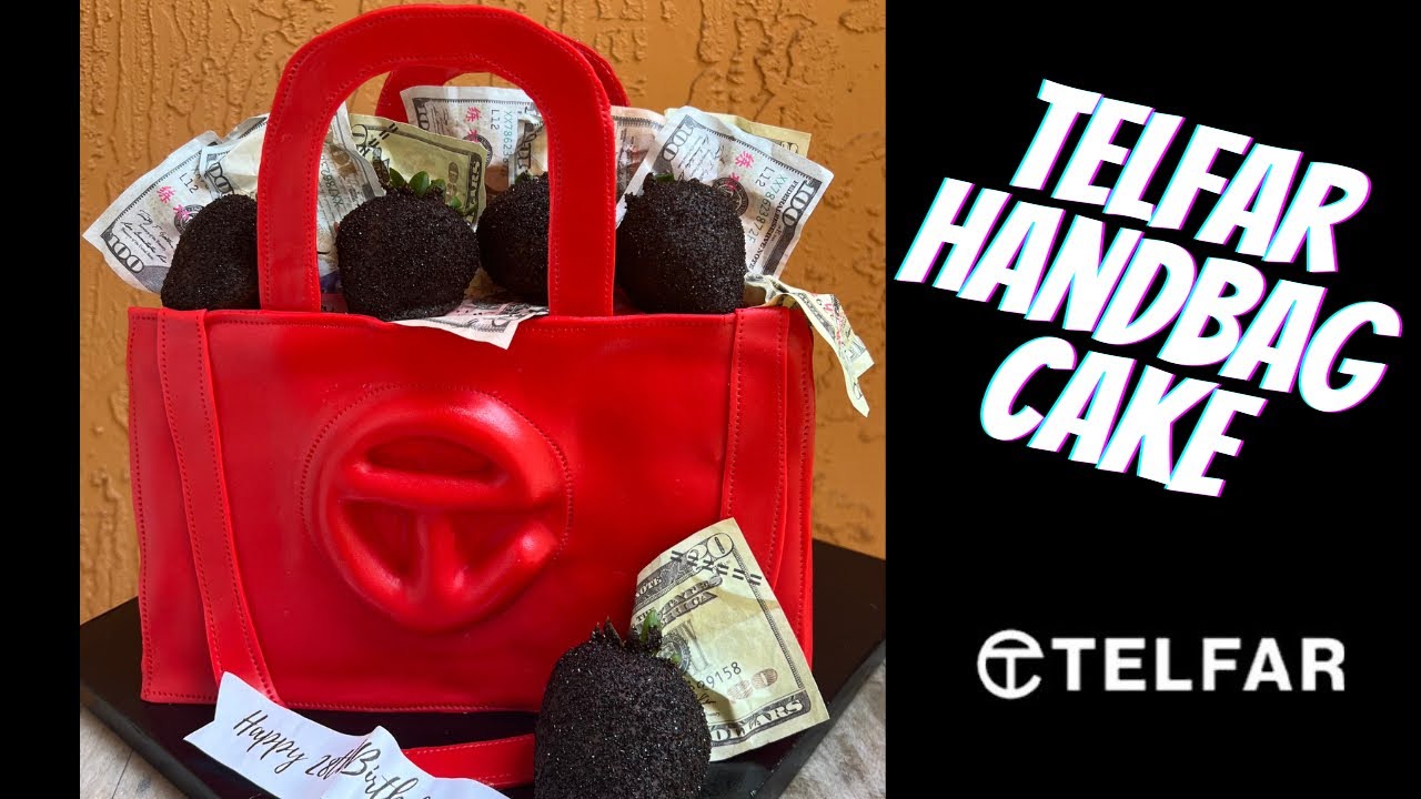 Telfar Handbag Cake Tutorial | Designer Bag Cake