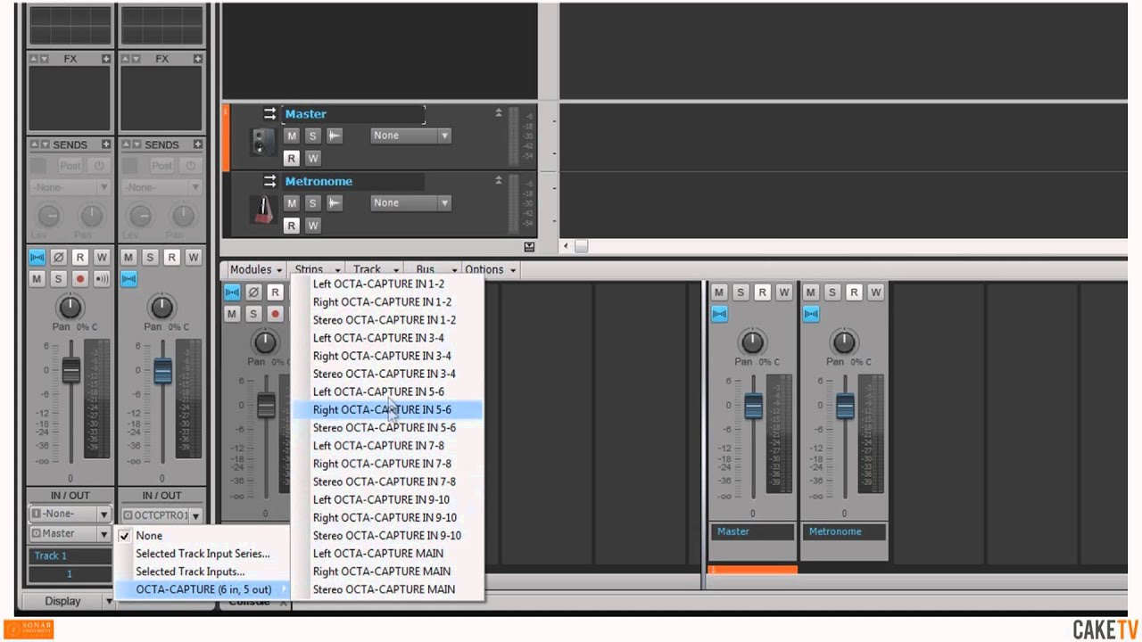 SONAR: Get Started - Recording an Audio Track