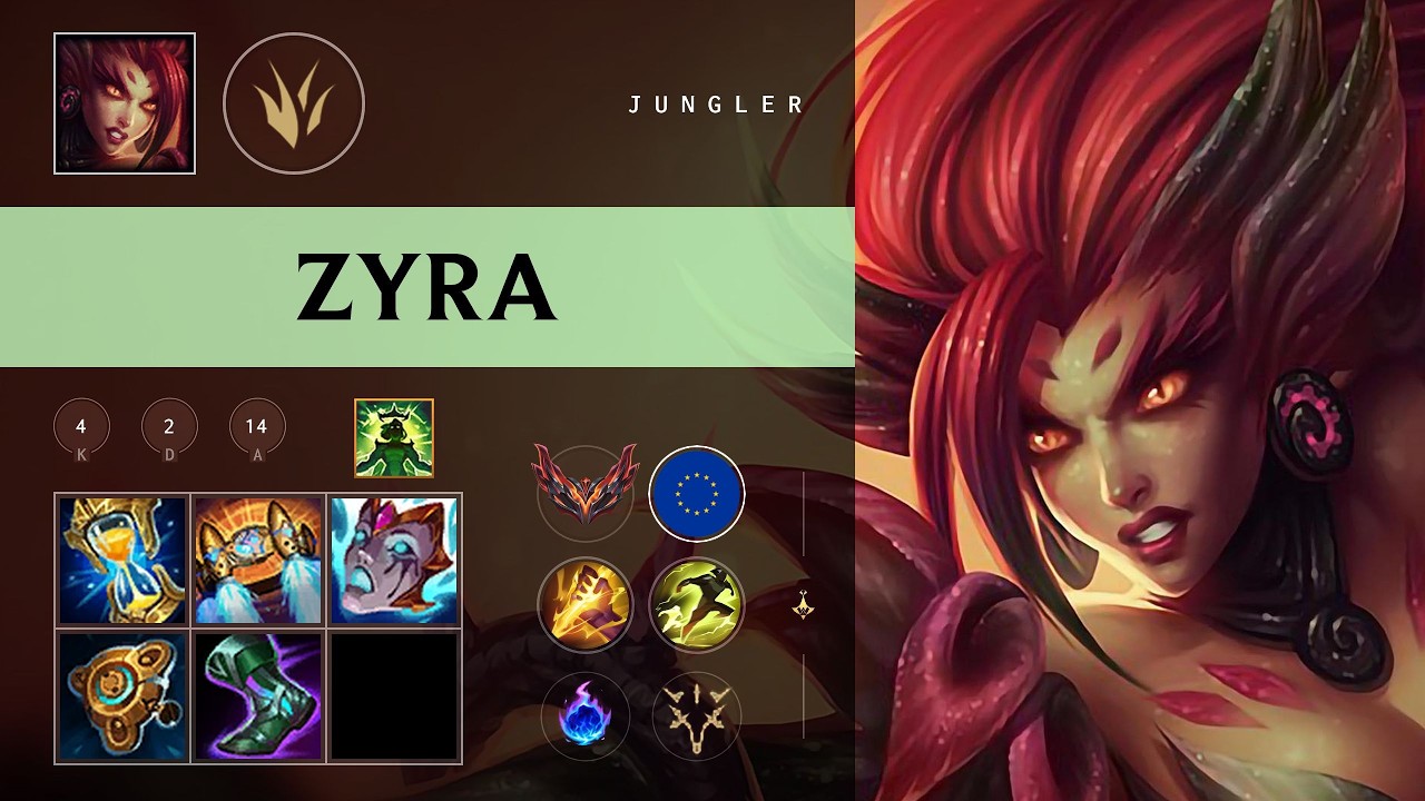 (FSK XnS) Zyra Jungle vs Nocturne - EUW Grandmaster Patch 26.10