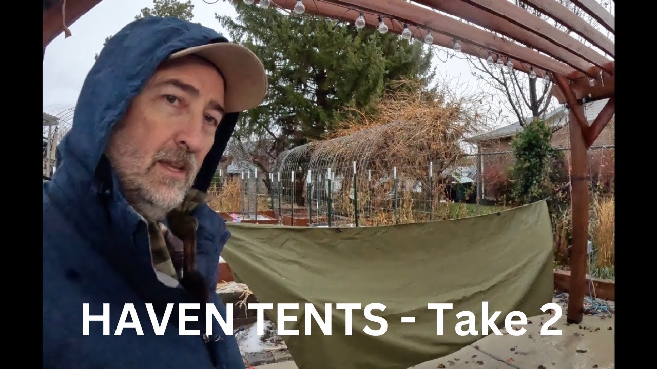 Ep 36:  Cold and  Wet Winter Night in the Safari Haven Tent.  Can I stay warm this time? Stay Tuned.