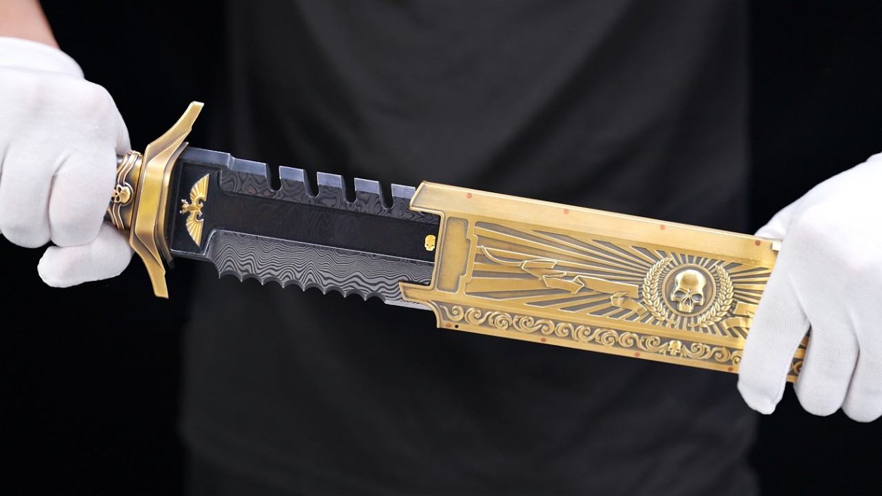 Кузница золота и дамасской стали в лучший боевой нож Warhammer 40K