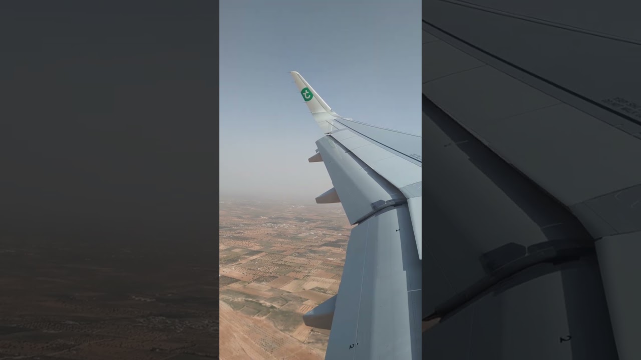Atterrissage A320 Néo Transavia à Sfax - 6 Mars 2026