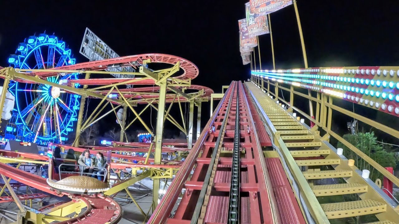 Time Machine The Coaster - Buwalda ( Onride / POV ) [ Frühjahrs-Dippemess Frankfurt am Main 2025 ]