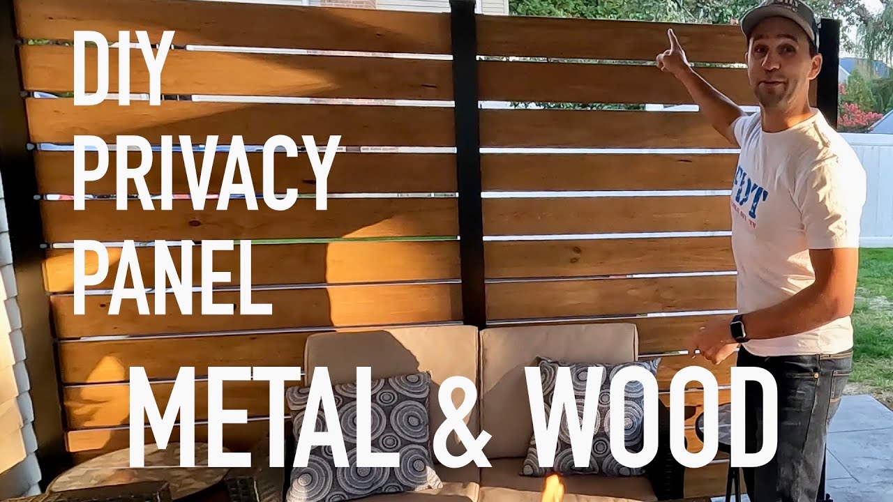 DIY Privacy Panel by HOFT SOLUTIONS #modern #privacy #outdoorliving #diy