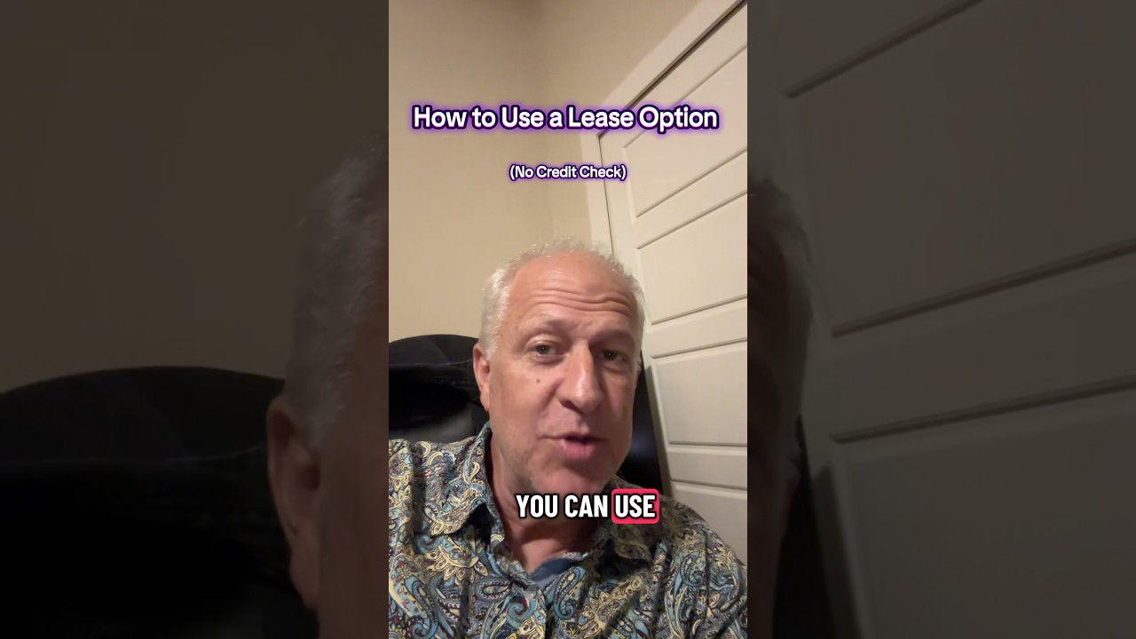 How to Use a Lease Option #realestatescoops #realestate #realestateinvesting #realtors #finance