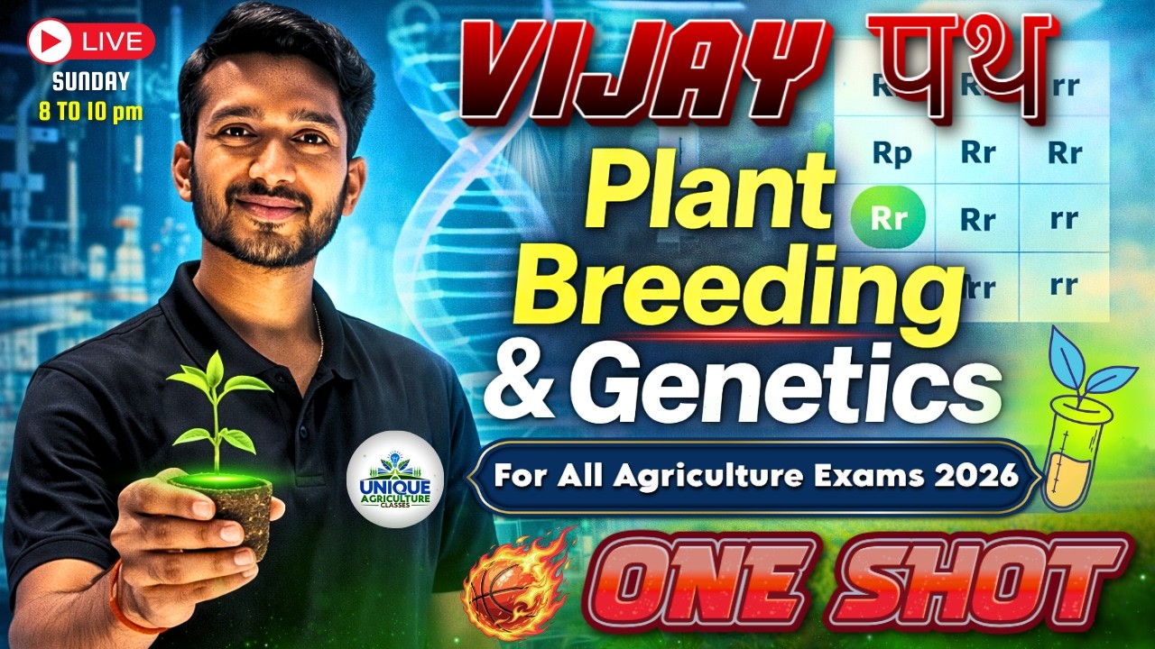 Genetics & Plant Breeding One Shot Marathon 🌱 | Vijay Path | CUET PG Agriculture 2026 | Ravi Sir