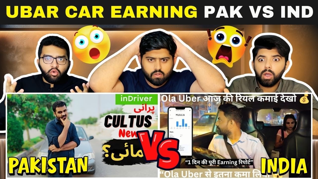 India Vs Paksitan Taxi Cab Monthly Earning | Pakistani Reaction🔥