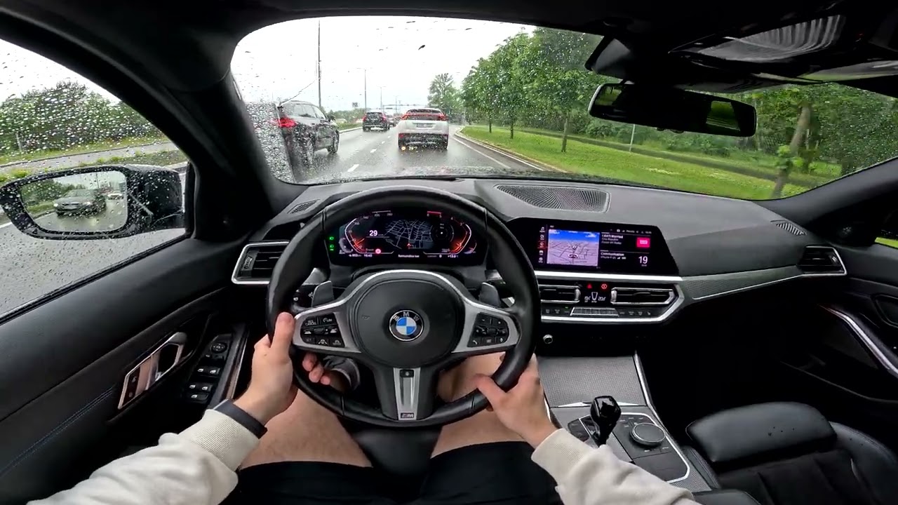 BMW G20 3.0D 2019 B57 195kW M-Sport | 4K POV Test Drive