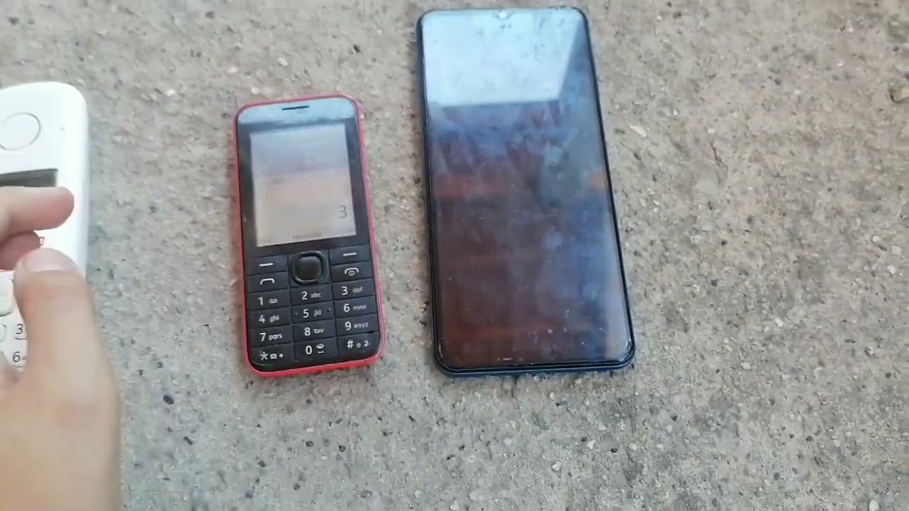 Nokia 208 + Samsung Galaxy A12 Incoming call