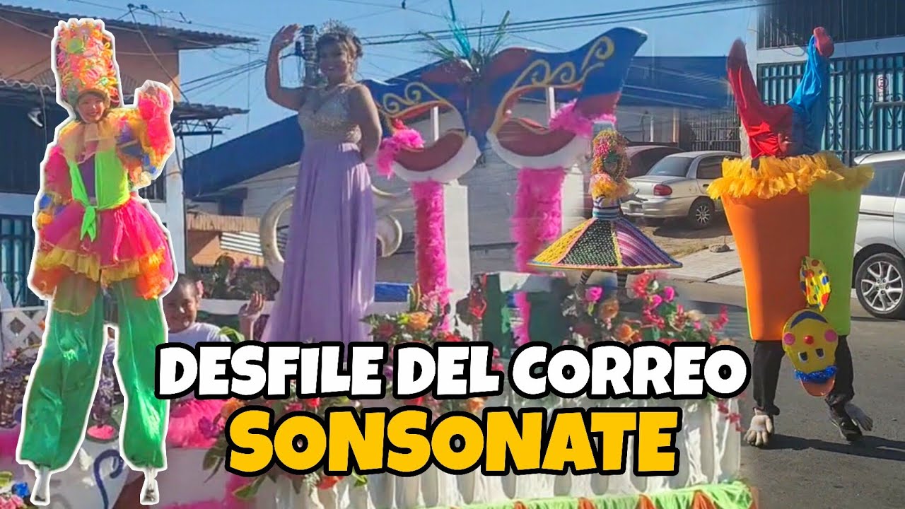 Desfile del Correo Fiestas de Sonsonate 2022