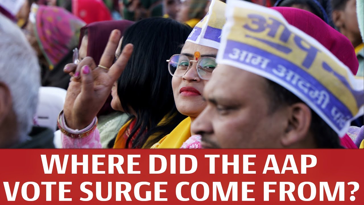 Where Did the AAP Vote Surge Come From? | Countdown to Delhi Verdict 2025