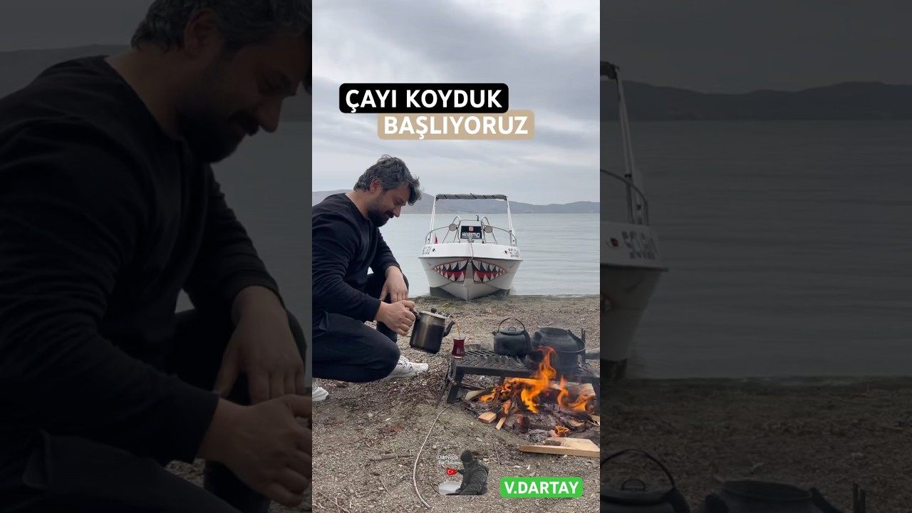 &Ccedil;ayı koyduk başlıyoruz  #tekne #fibertekne #fishing #vonamarin
