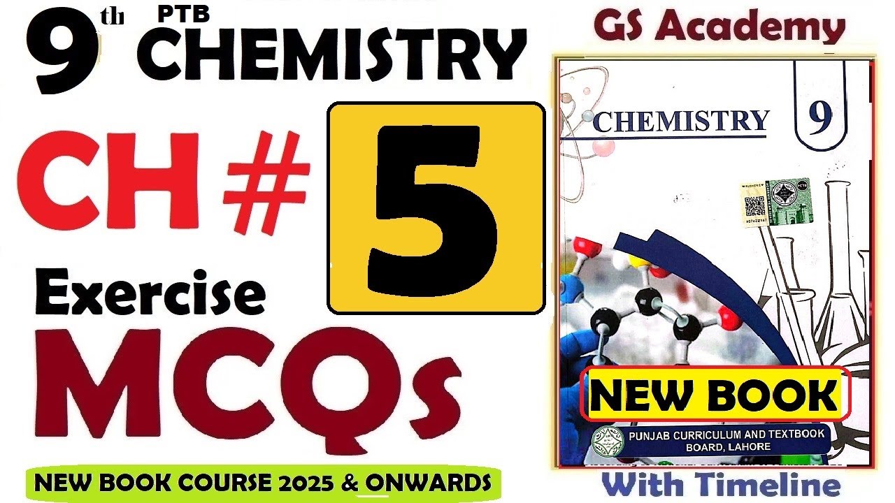 Exercise MCQs | Chapter 5 | Energetics | Class 9 Chemistry | GS Academy | PCTB | 9th Chemistry