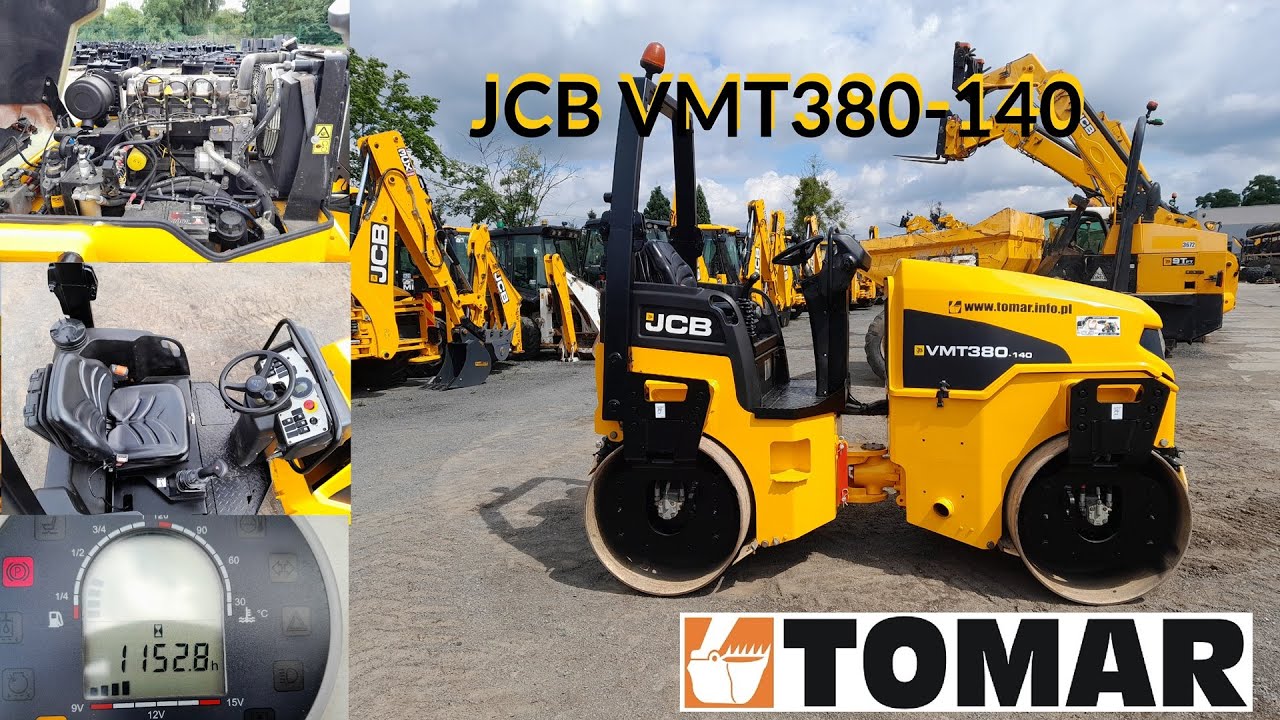 JCB VMT380-140 2016R ID 0385 roller Walec drogowy 1152 MTH HAMM DYNAPAC CAT BOMAG