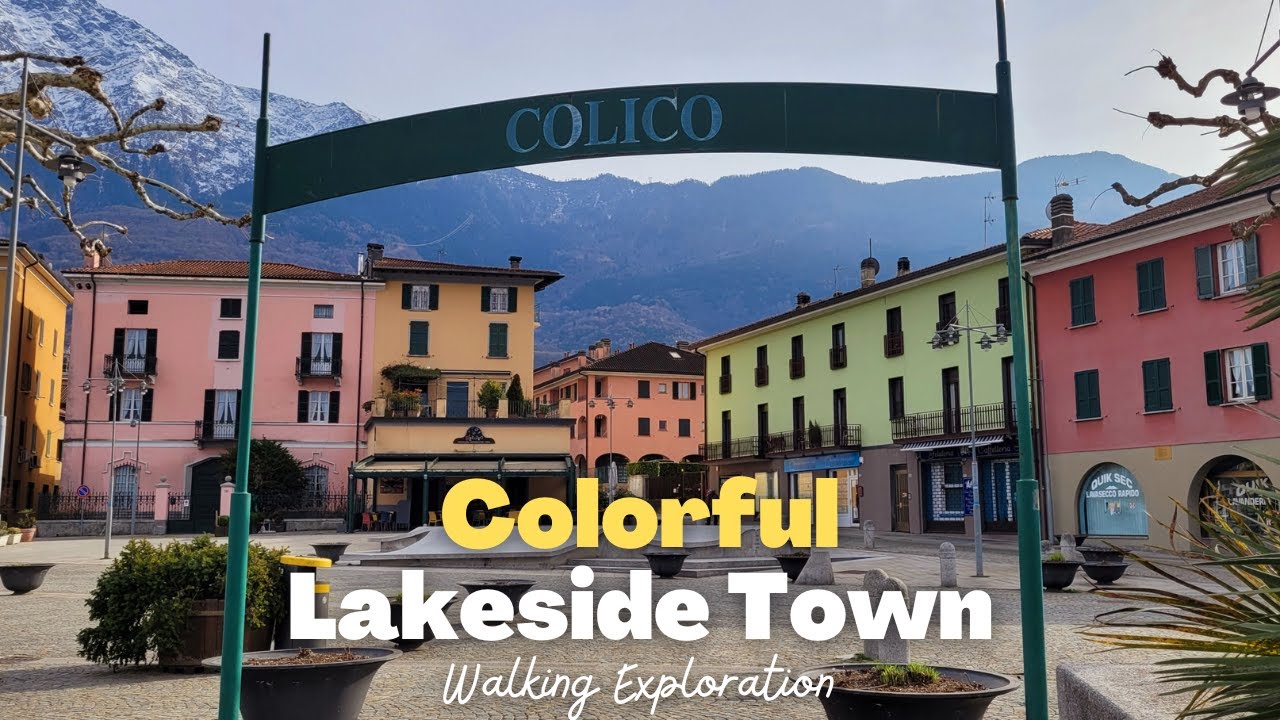 The Town at the Northern End of Lake Como | Morning Trip to Colico, Italy