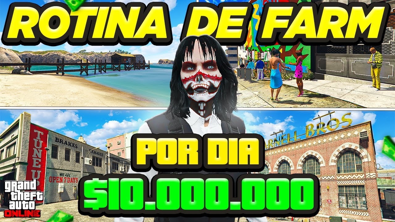 A MELHOR ROTINA DE FARM PARA INICIANTE E VETERANO NO GTA 5 ONLINE EM 2025!