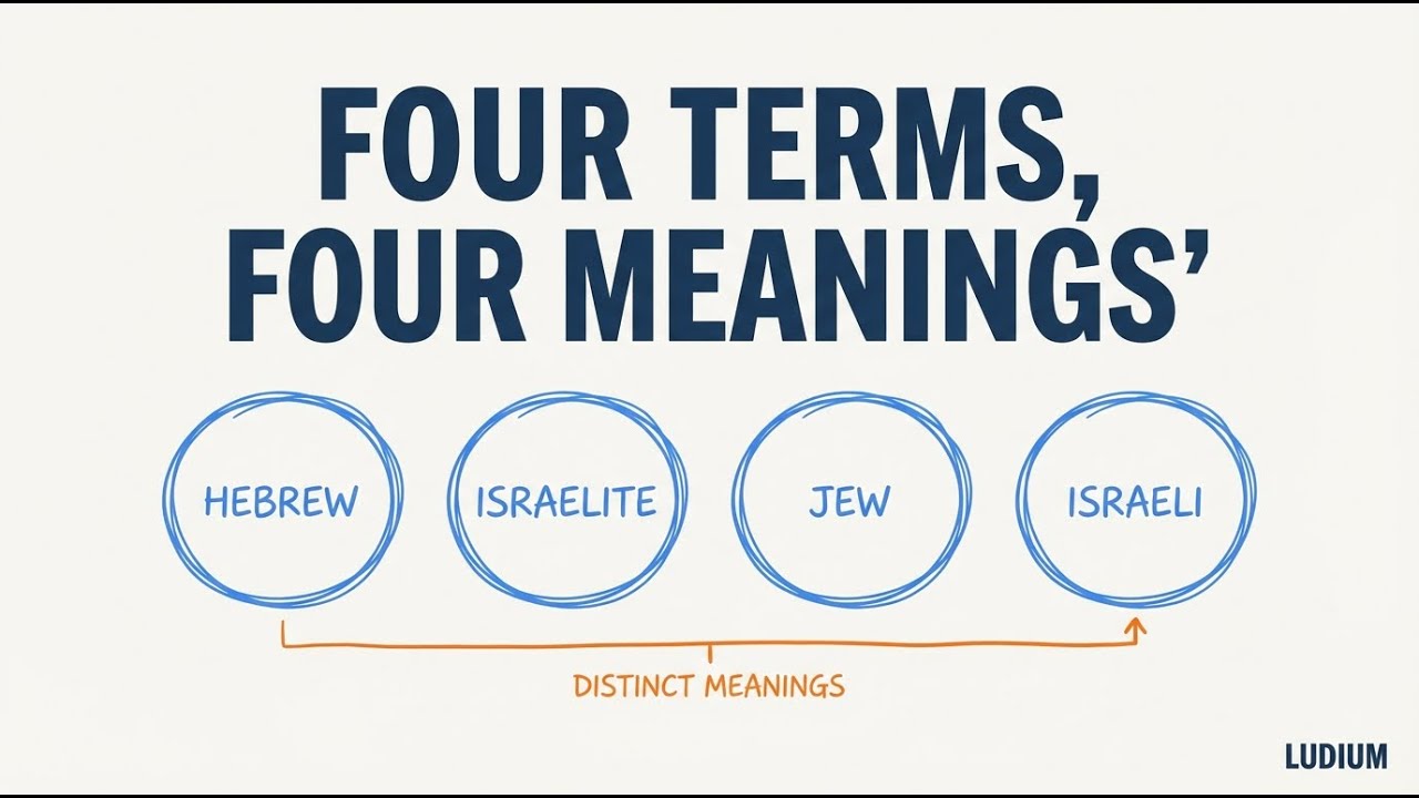 Israelite, Jew, Hebrew, Israeli: Four Terms, Four Meanings