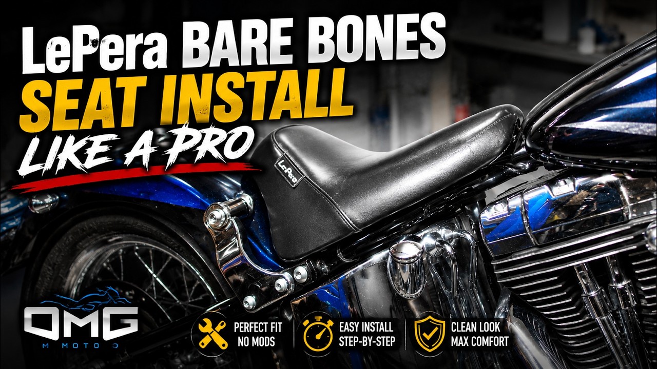 LePera Bare bones seat Install LIKE A PRO & My cousin Rufus