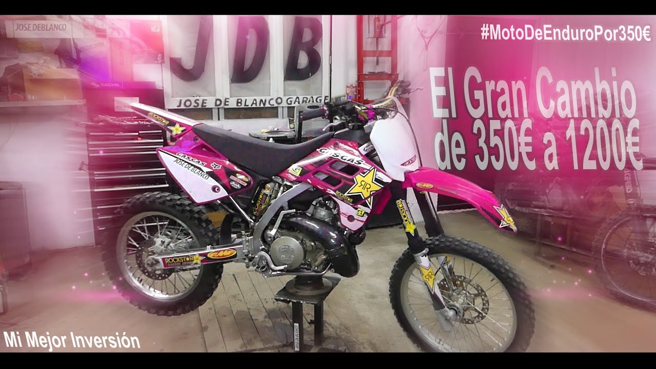 El gran cambio de la GasGas ec 250cc #MotoDeEnduroPor350€